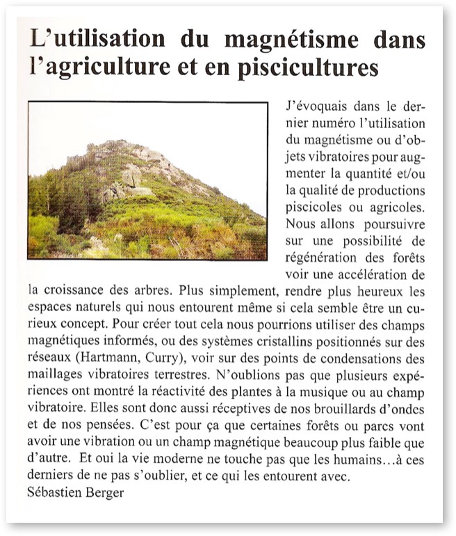 Article Sébastien Berger Février 2005